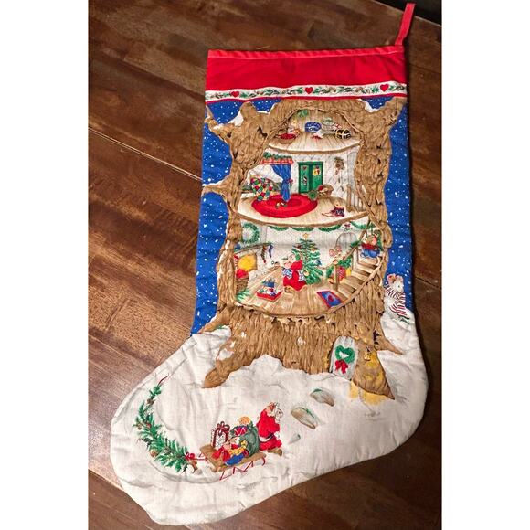 Vintage Handcrafted XL Christmas Stocking - Picture 5 of 5